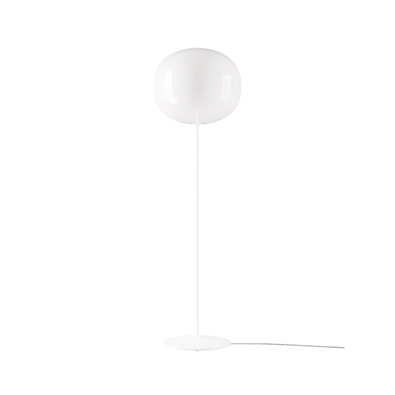 Volum 42 Golvlampa Short Glossy Vit Lodes - Vardagsrum - Glas