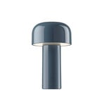 Lampada LED da tavolo ricaricabile Bellhop, blu, 21 cm, dimmerabile, IP54 - FLOS