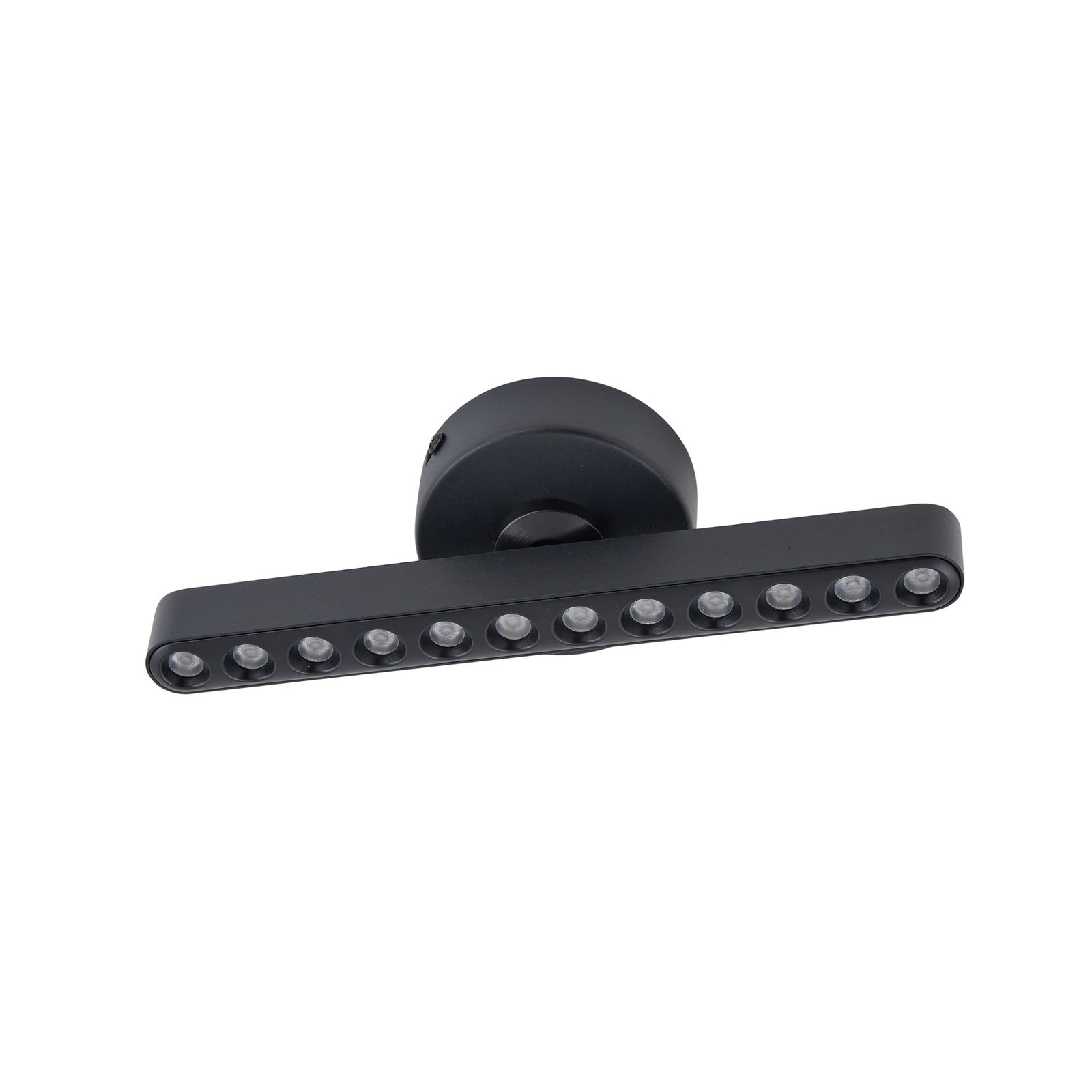 Lindby LED spot Eldrin, zwart, 1-lamp, lichtpunten