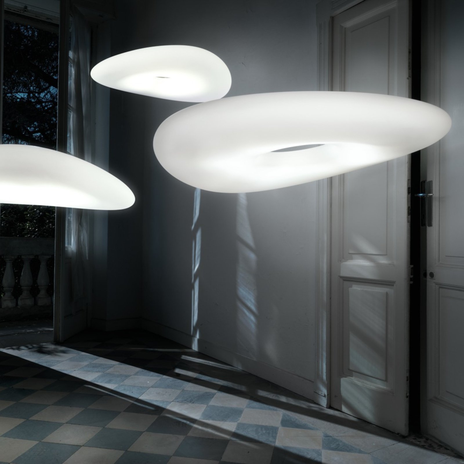 Lampada LED a sospensione Mr. Magoo, Ø 76 cm, Phase - Stilnovo