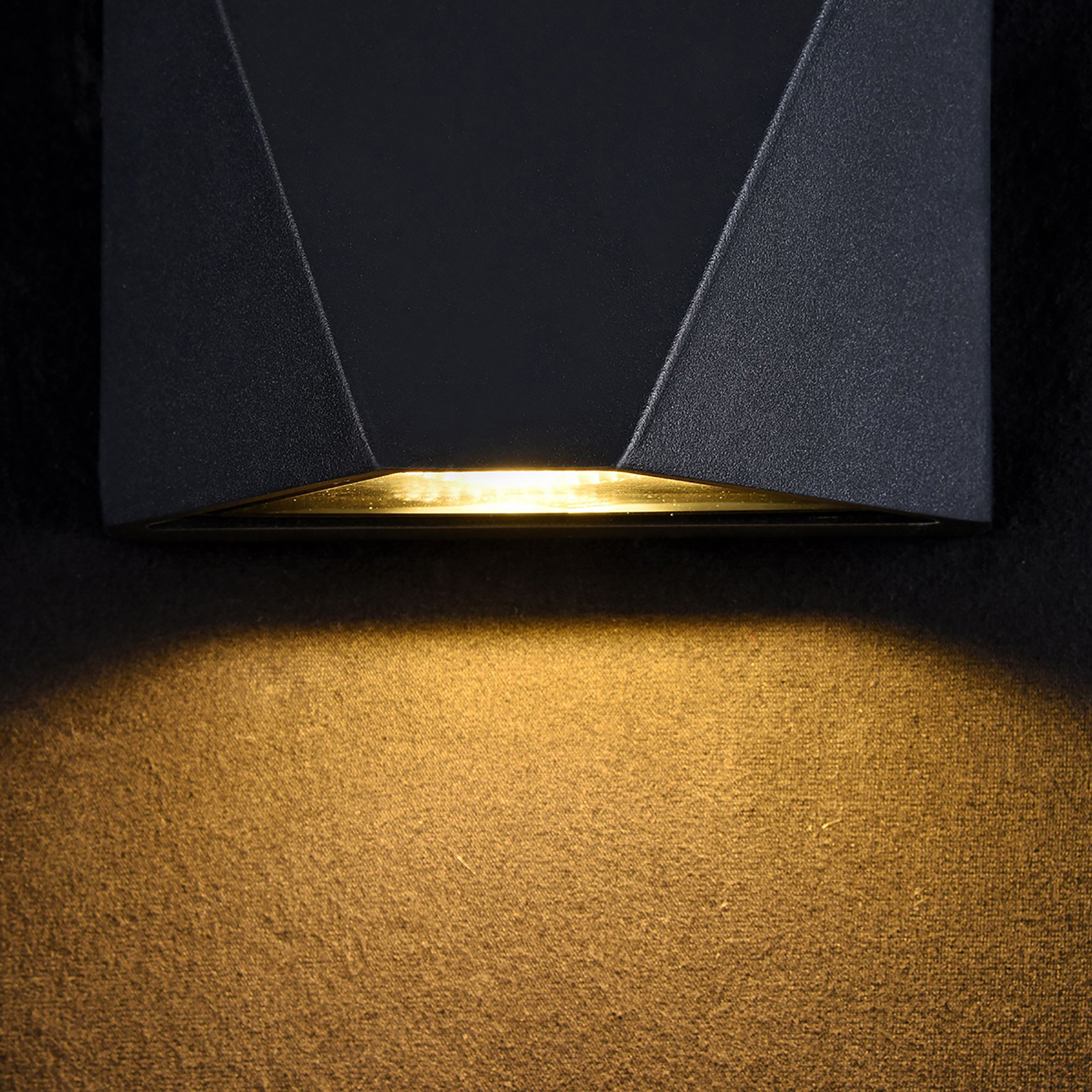 Maytoni Beekman LED-Außenwandlampe 3.000 K schwarz