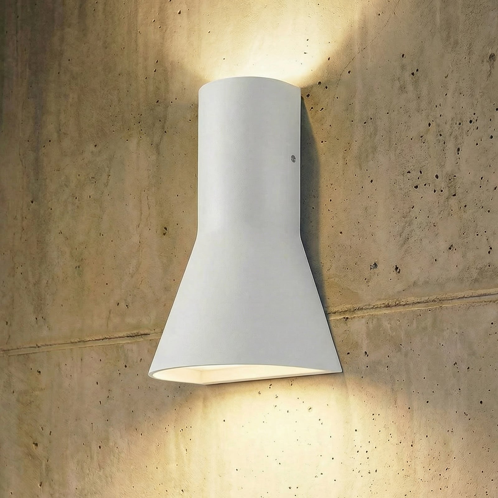 Zephy LED-utomhusvägglampa, upp/ned, ljusgrå, CCT – Lucande - Modern - Aluminium - Med flera ljuskällor | Produkter - Utomhusbelysning | Lampspecialisterna