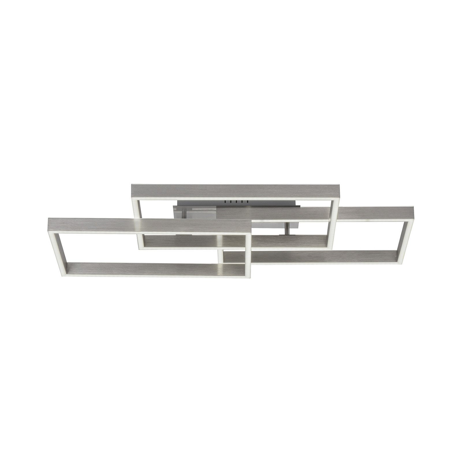 Paul Neuhaus plafonieră LED Paan 82 x 50 cm CCT dimabil - Camera de zi / sufragerie - modern - oțel alb - Metal