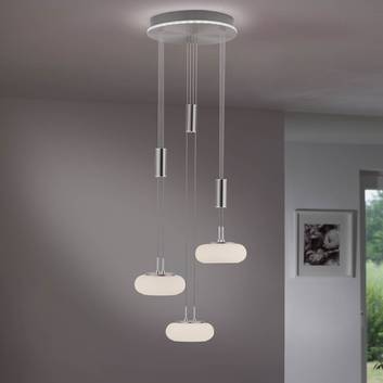 Paul Neuhaus Q-ETIENNE LED hanglamp, 3-lamps