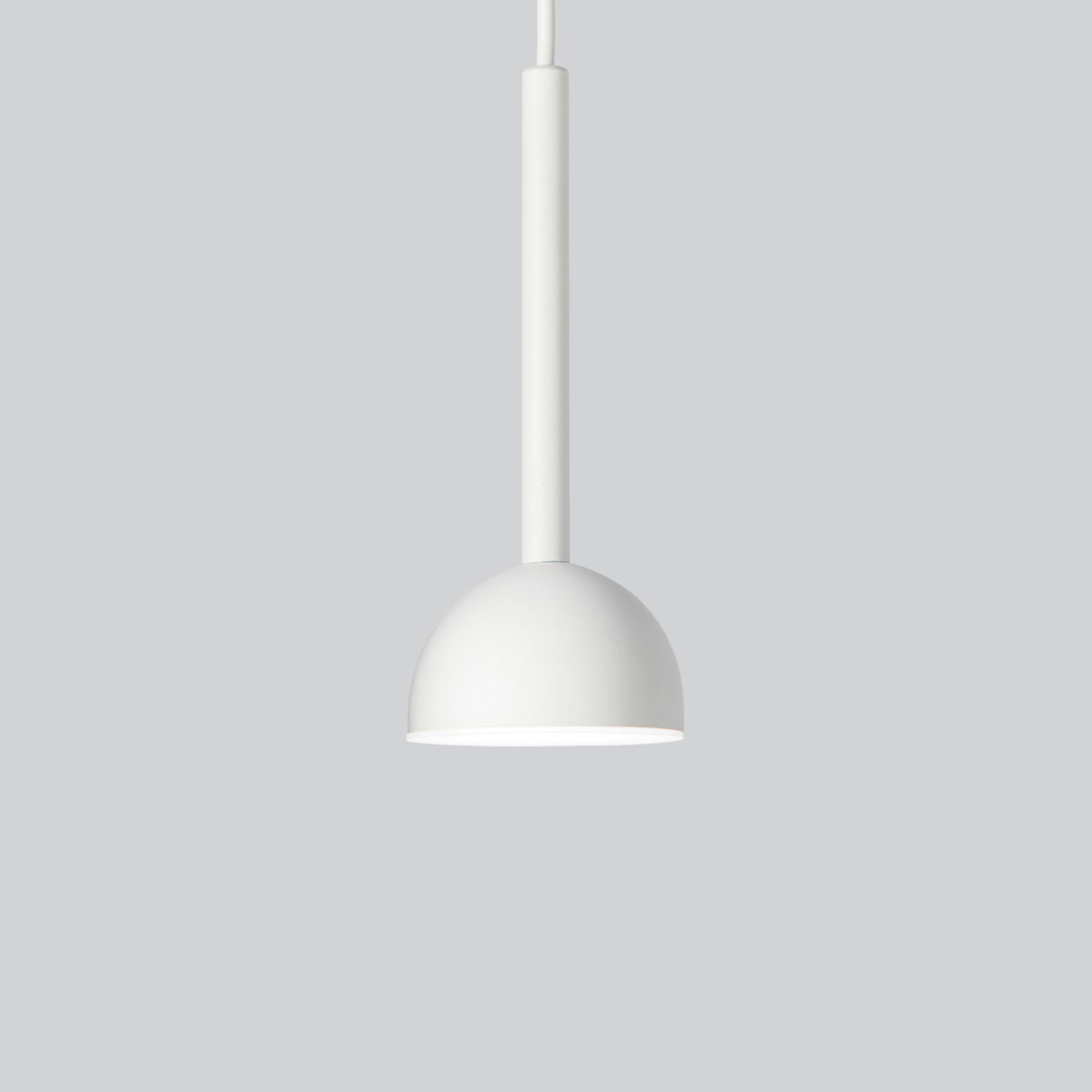 Northern Blush LED-pendellampe, 1 lyskilde, hvit