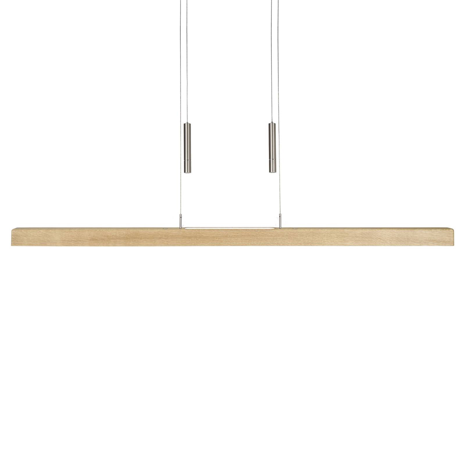 HerzBlut Leonora hanging up/down 121 cm natural, for Living / Dining Room, solid wood, metal, plastic, 36.5 W, L: 121 cm, W: 5.8 cm