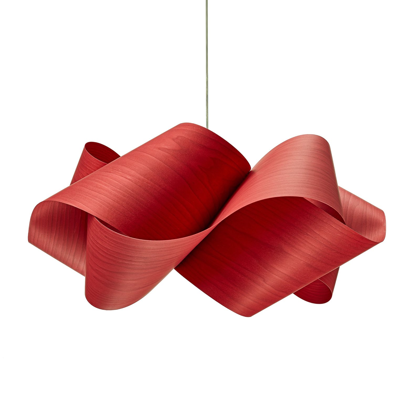 LZF Swirl hanglamp Ø 54 cm, rood