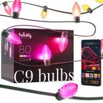 Twinkly Faceted C9 fairy lights RGB, UK/IE, 24m