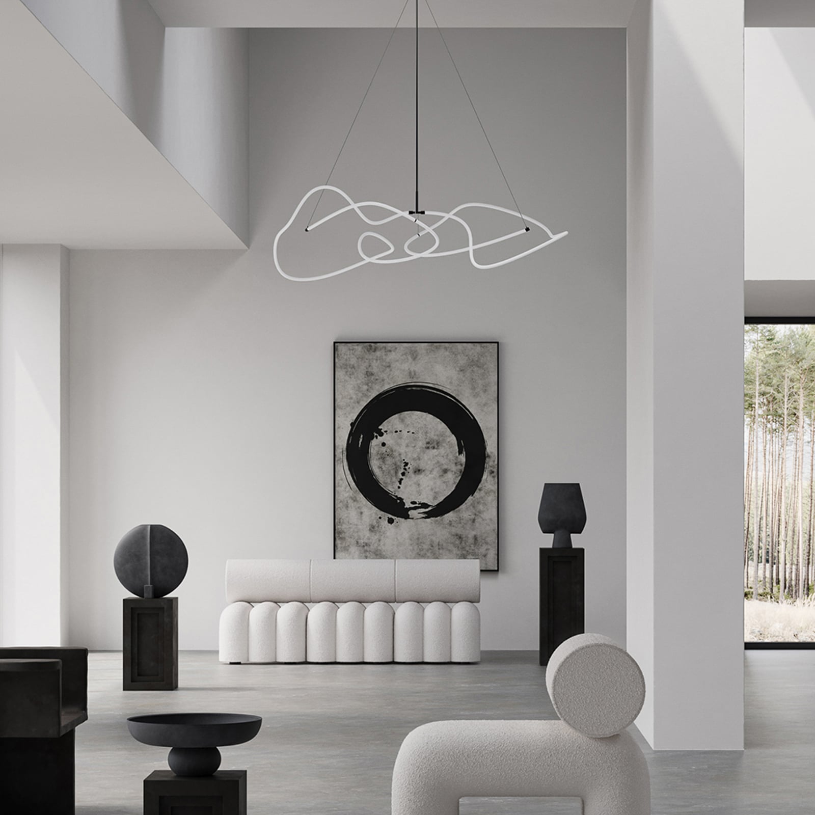 Ghost LED-hänglampa, 155 cm, neon - 101 Copenhagen