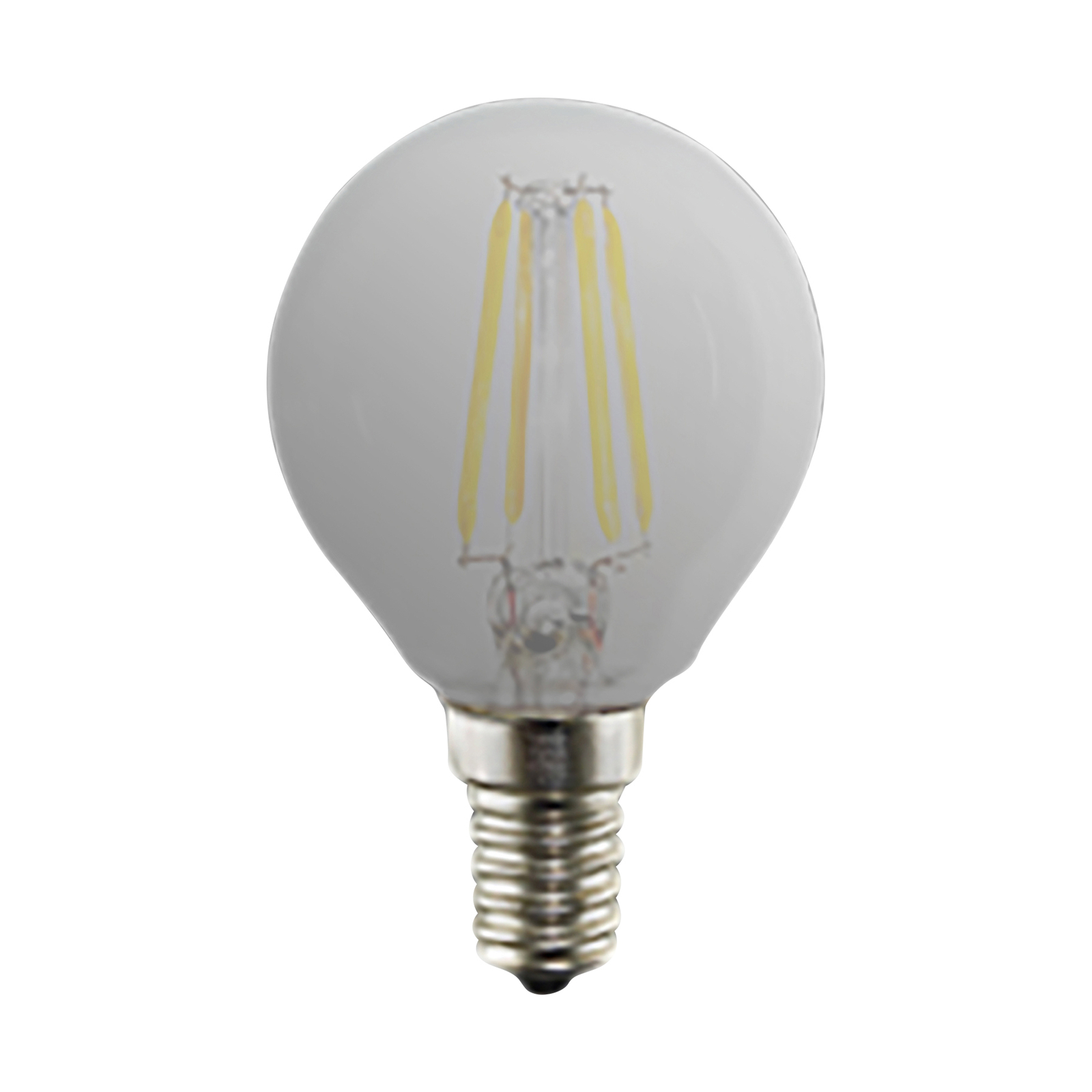 Golf ball LED bulb E14 4.5 W matt 2,700 K dimmable