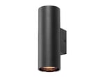 Asto Tube 2 Aplique de Pared Black - SLV