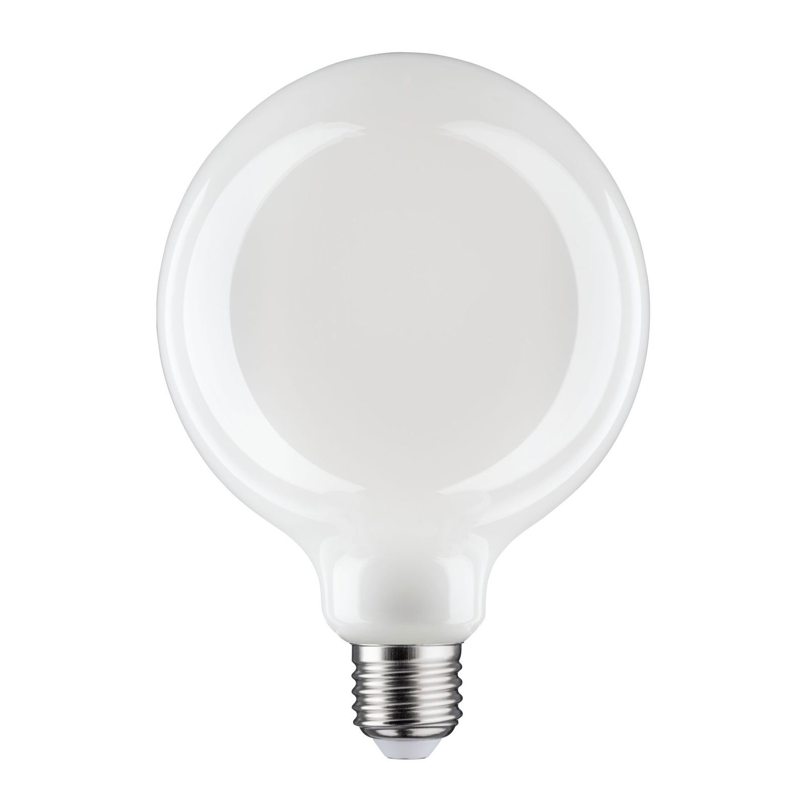 LED glazen lamp E27 6W G125 Fil 2.700K opaal dimbaar