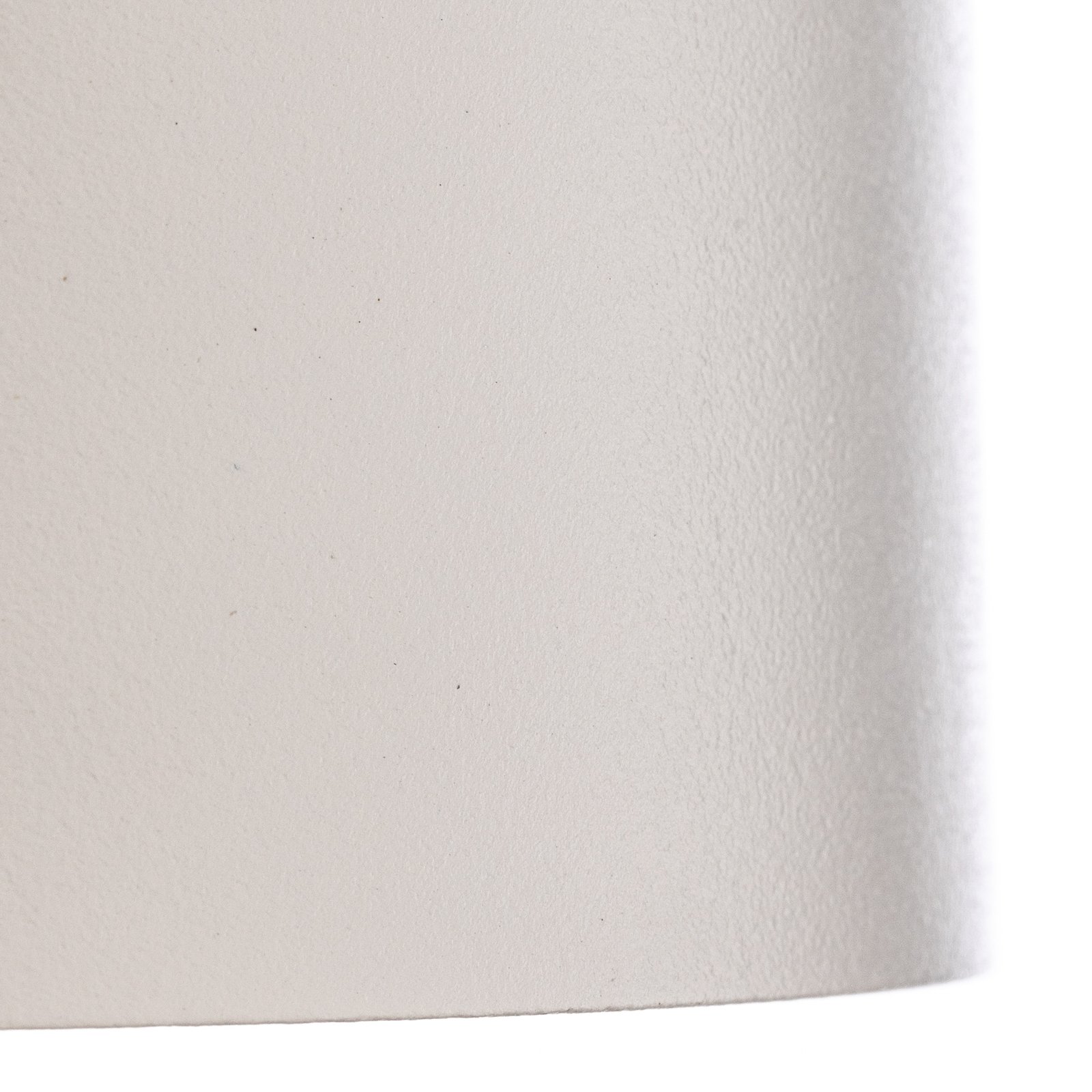Lindby LED spotlight Nivoria, 11 x 6.5 cm, sand white, aluminium