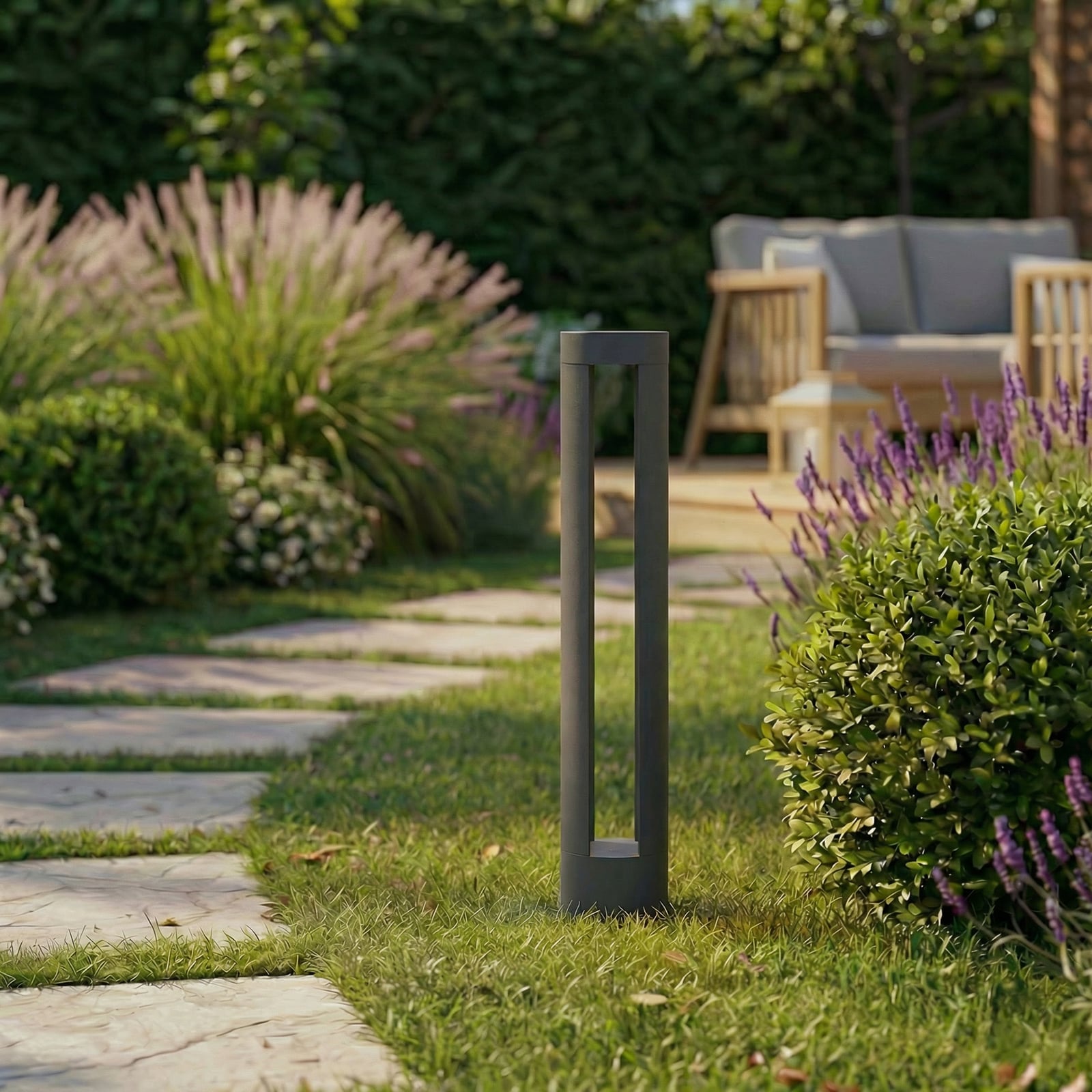 Soriq LED-Wegeleuchte, Höhe 75 cm, anthrazit, IP54 - Lindby