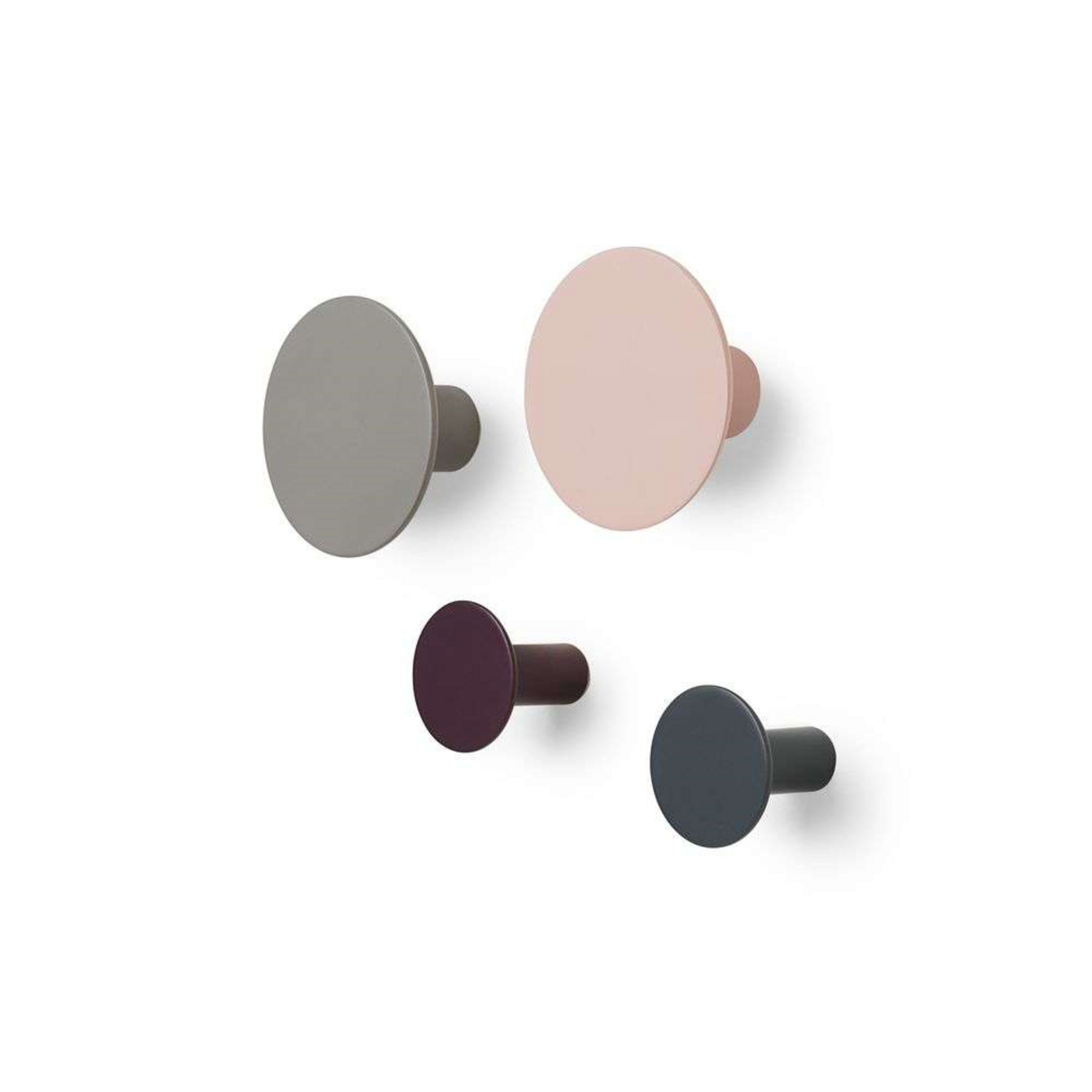 Ponto Coat hook 4 pcs. Coloured - Blomus