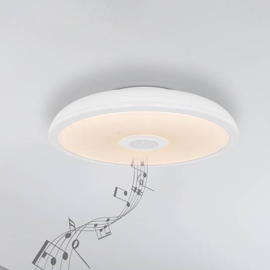Raffy LED ceiling light speaker RGBW white Lights.ie