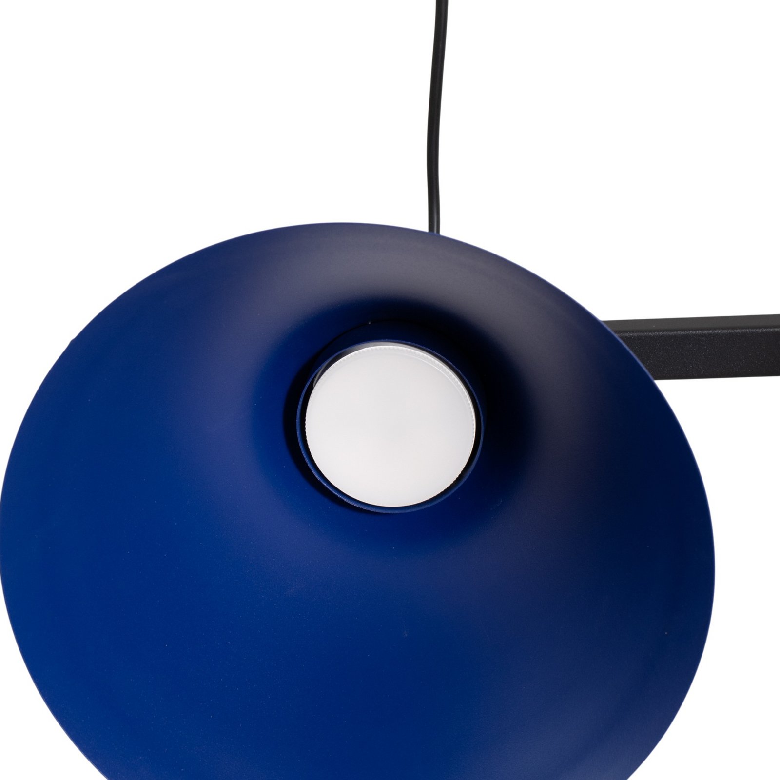 Висящо осветително тяло Capital, синьо, 3 светлини, Ø 32 cm, GX53