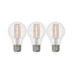 LED-Leuchtmittel Filament E27 8W klar 2.700K dimmbar 3er-Set