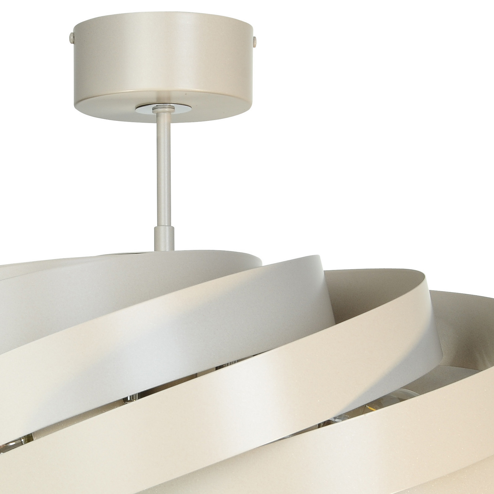 Euluna plafonieră Vento bej Ø 60 cm - Camera de zi / sufragerie - Modern - beige - Metal