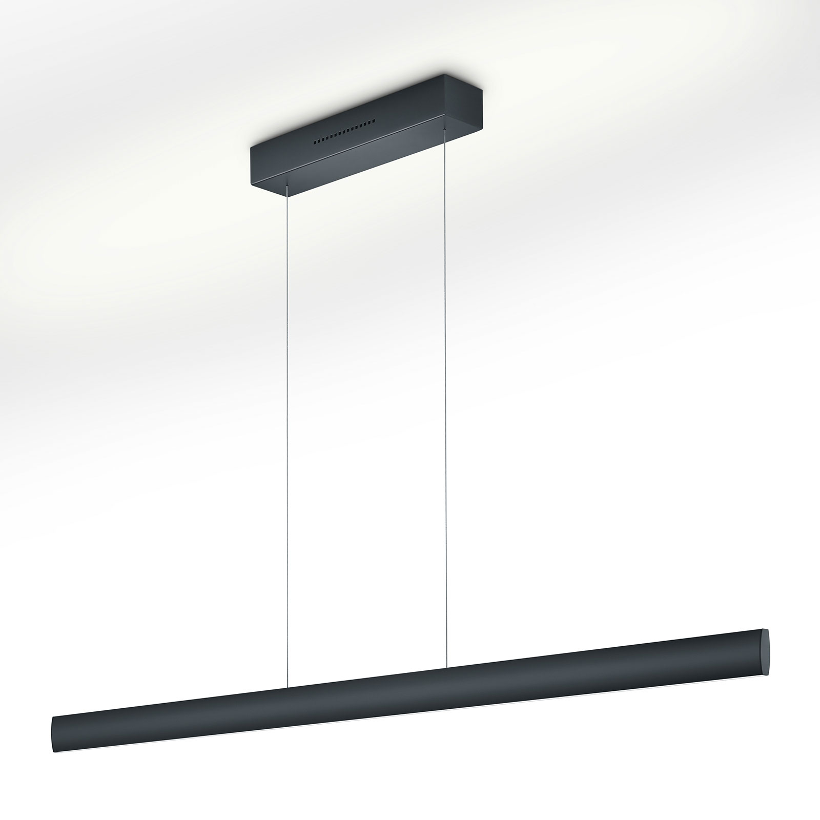 LED-Hängeleuchte Runa, schwarz, Länge 132 cm