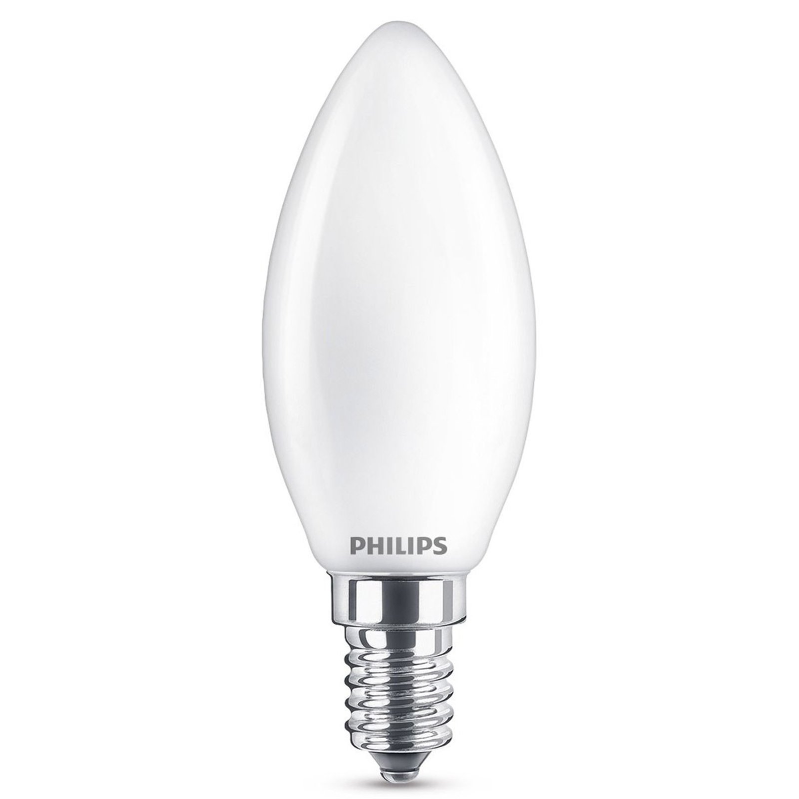 Λαμπτήρας κεριών LED Philips E14 2.2W 827, παγωμένος