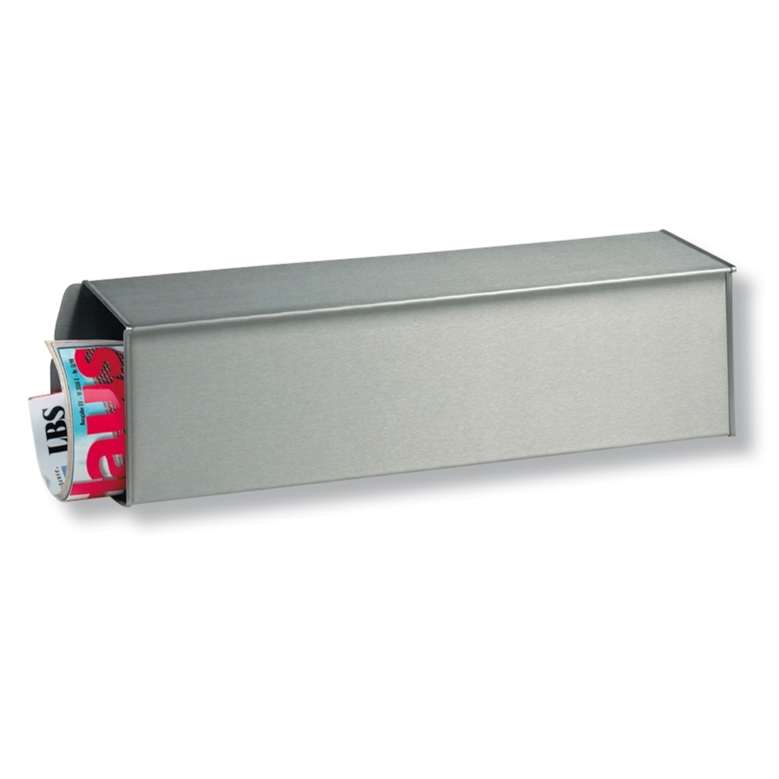 Burgwächter Stainless steel newspaper holder 3808, stainless steel, L: 42.5 cm, H: 12 cm
