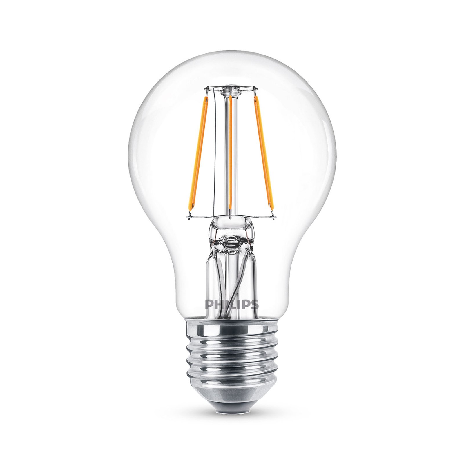 Philips Classic LED-Lampe E27 A60 4,3W klar 4.000K