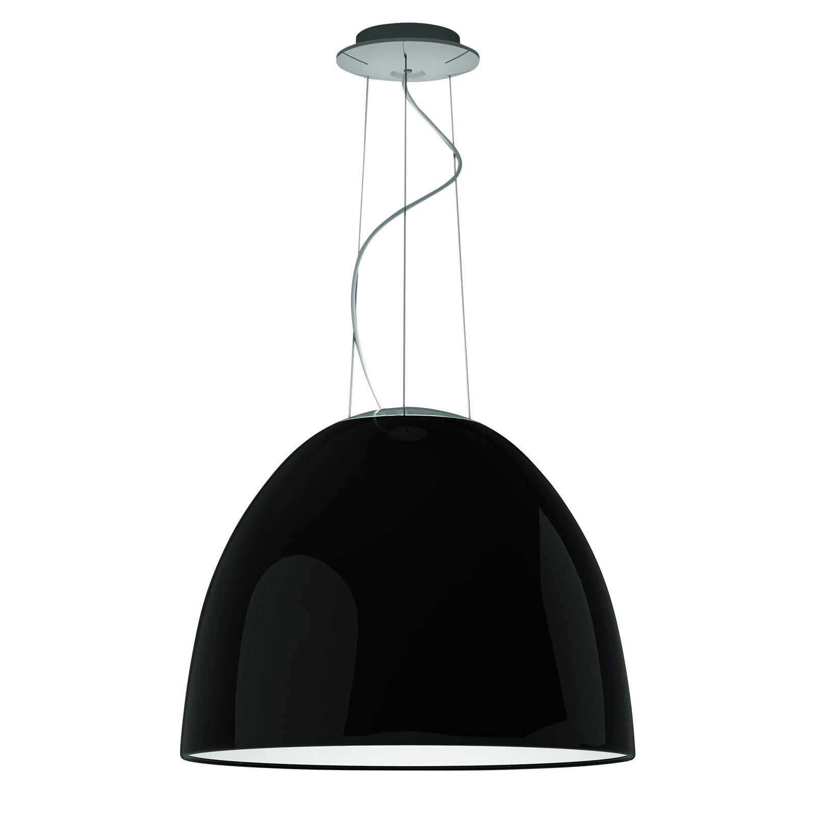 Nur Gloss S Suspension Noir - Artemide