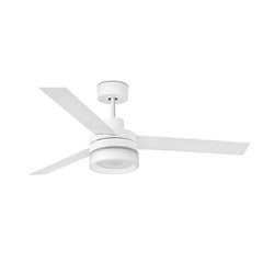 Ventilador de techo Ice LED altavoz blanco/madera