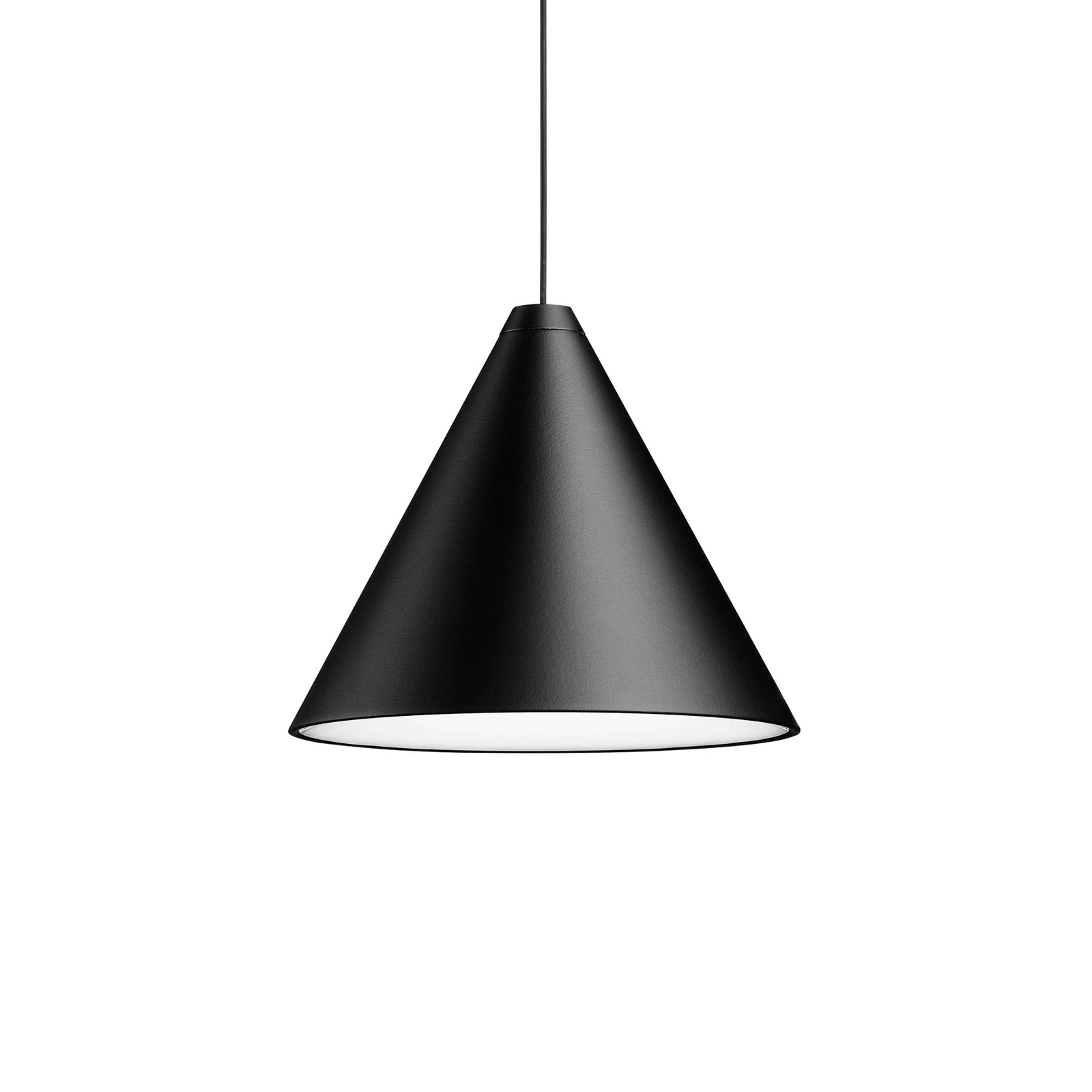 Lámpara colgante FLOS String light, cable de 12 m, cono