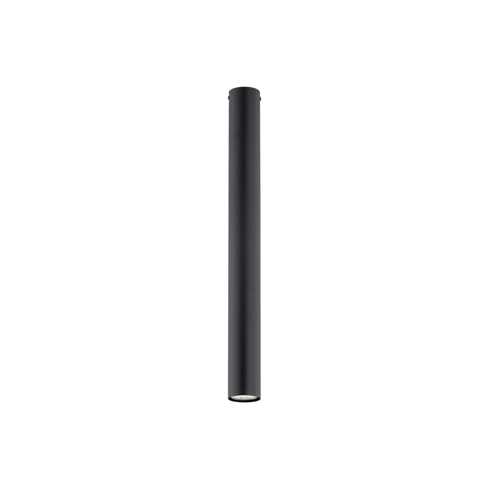 Griestu spīdējs Tecno 1XL, tērauds, GU10, augstums 60 cm, melns
