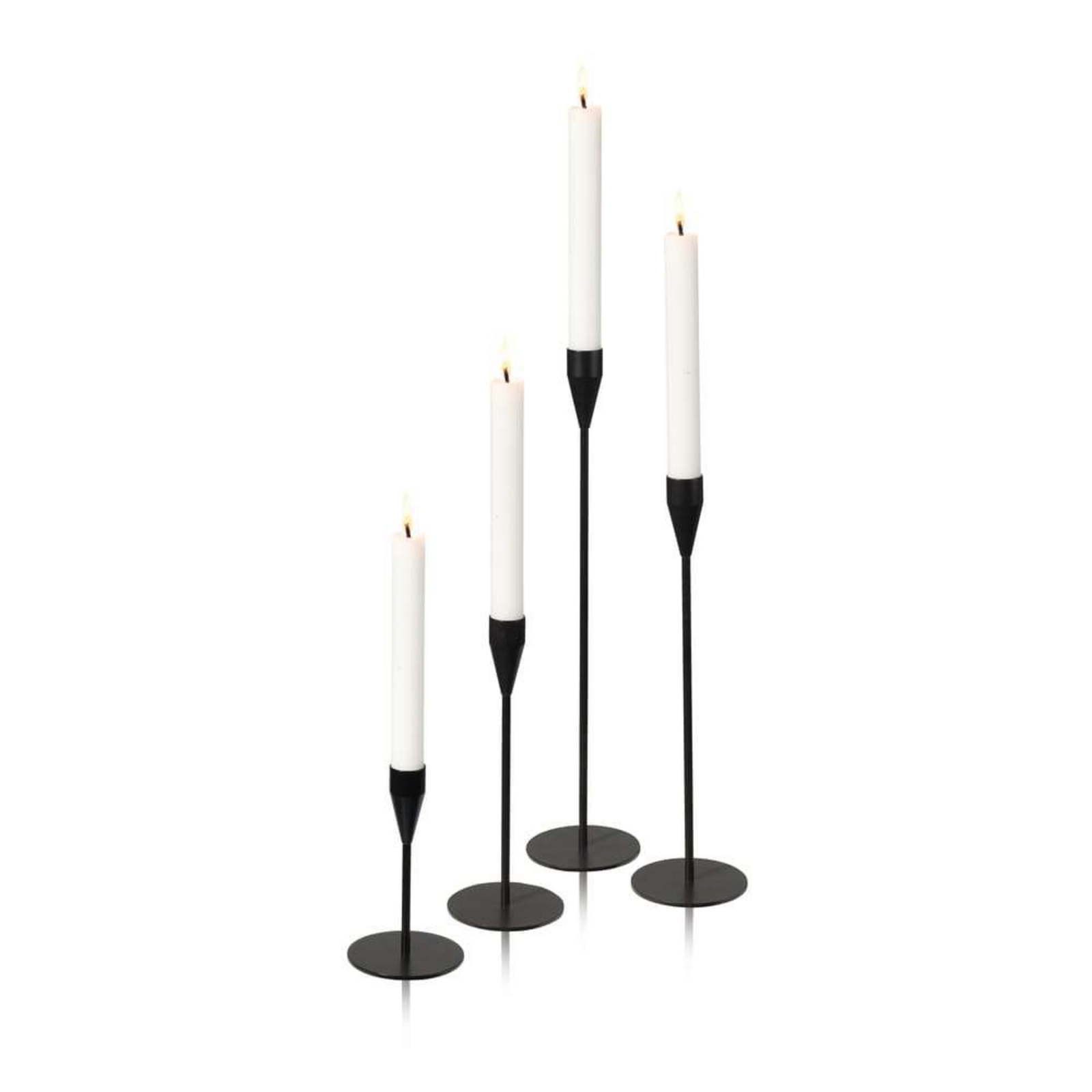 Jupiter Candle Holder H29 Black - Piet Hein