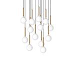 Miira 13 Candelabru Large Brass/Opal - Nuura