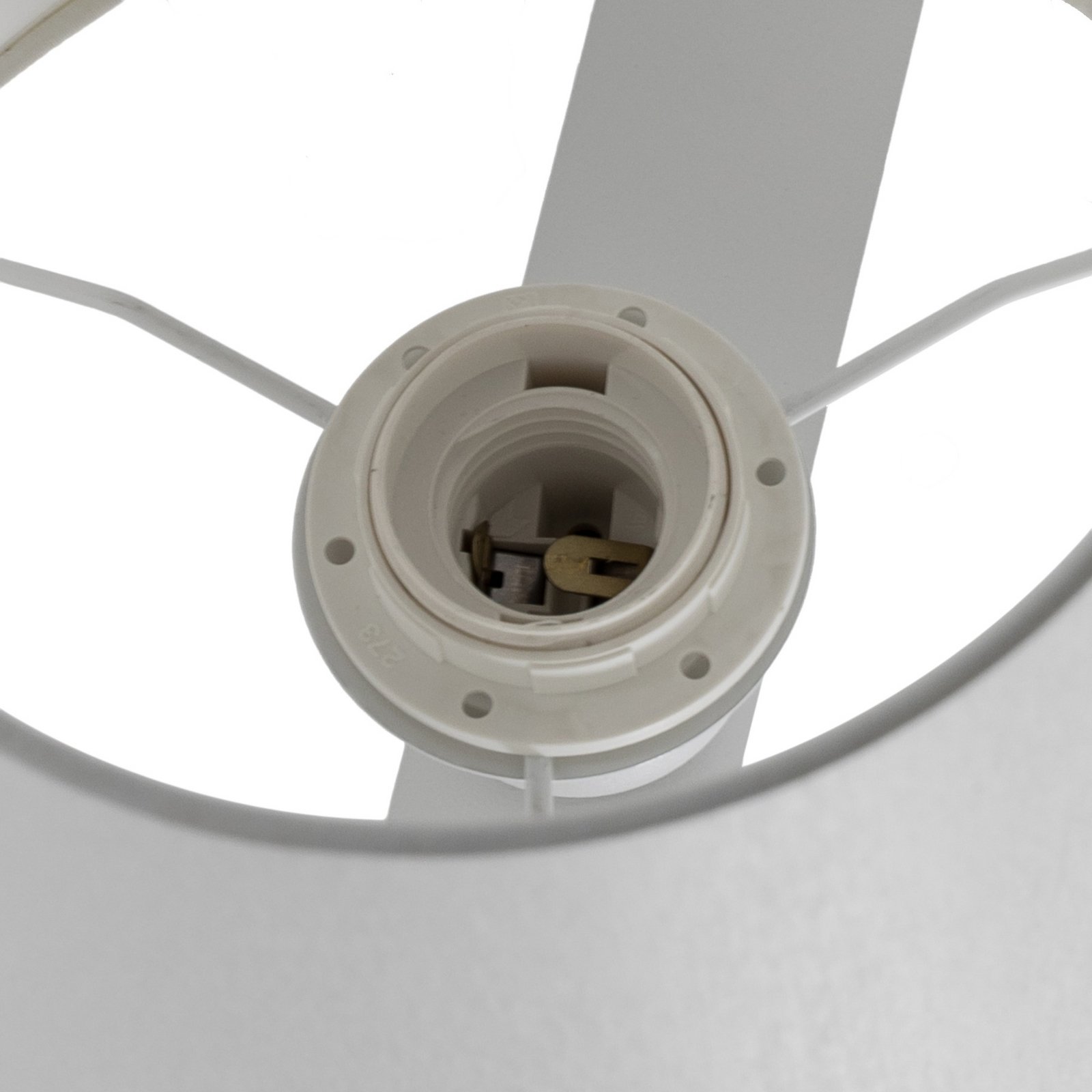 Aplique de pared Chillin I con interruptor, blanco