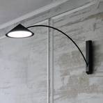 Prandina Flyer W5 LED wall lamp black 3,000 K