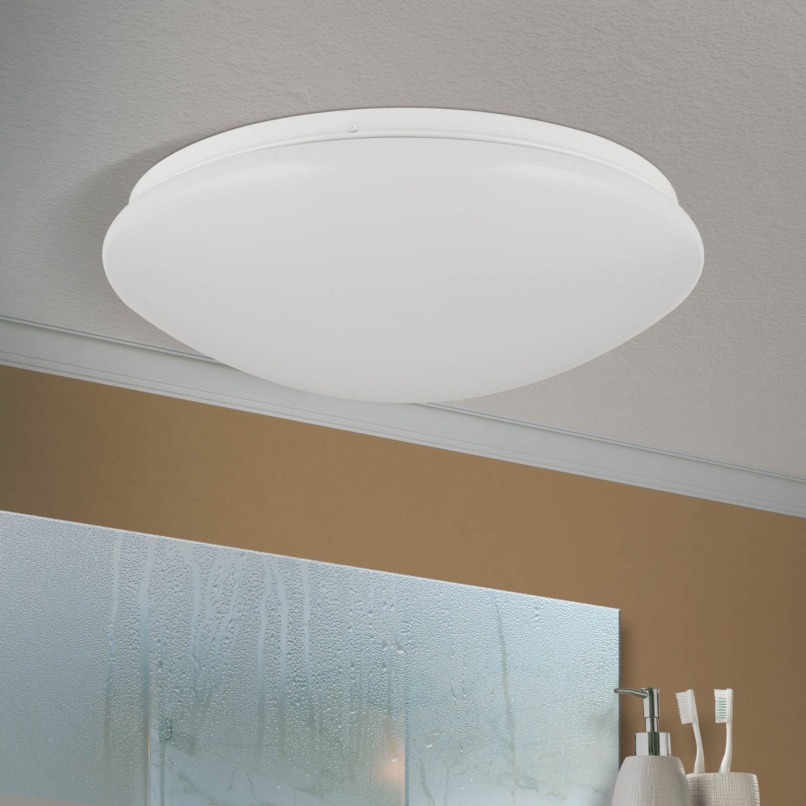 LED-loftslampe Nedo buet, Ø 33 cm