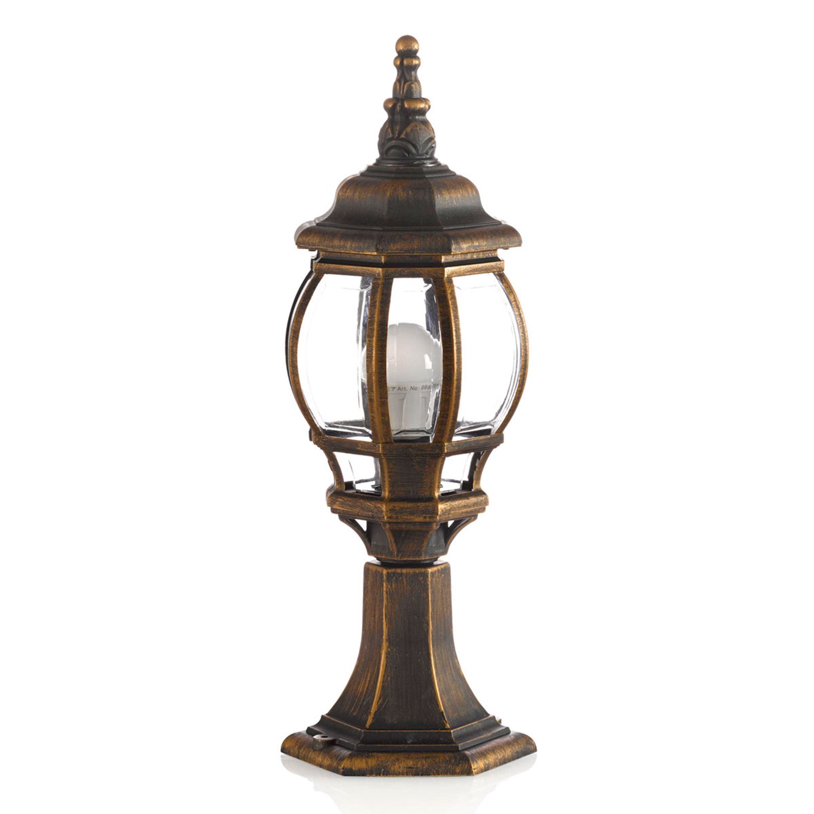 Nadesha Záhradná Lampa H53 Brushed Gold - Lindby