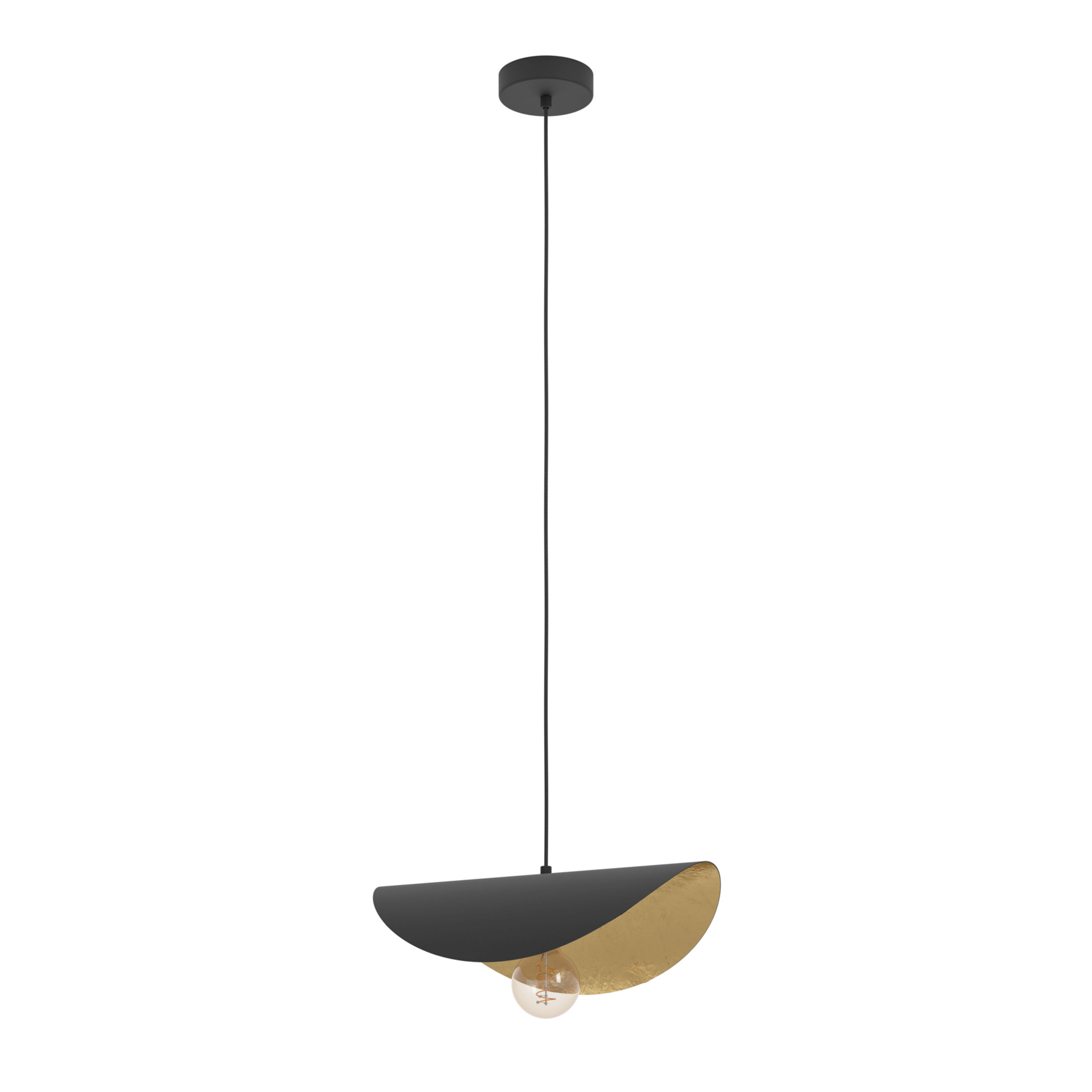 Saceda Hängelampe, 41 cm schwarz/gold - EGLO Stars Of Light