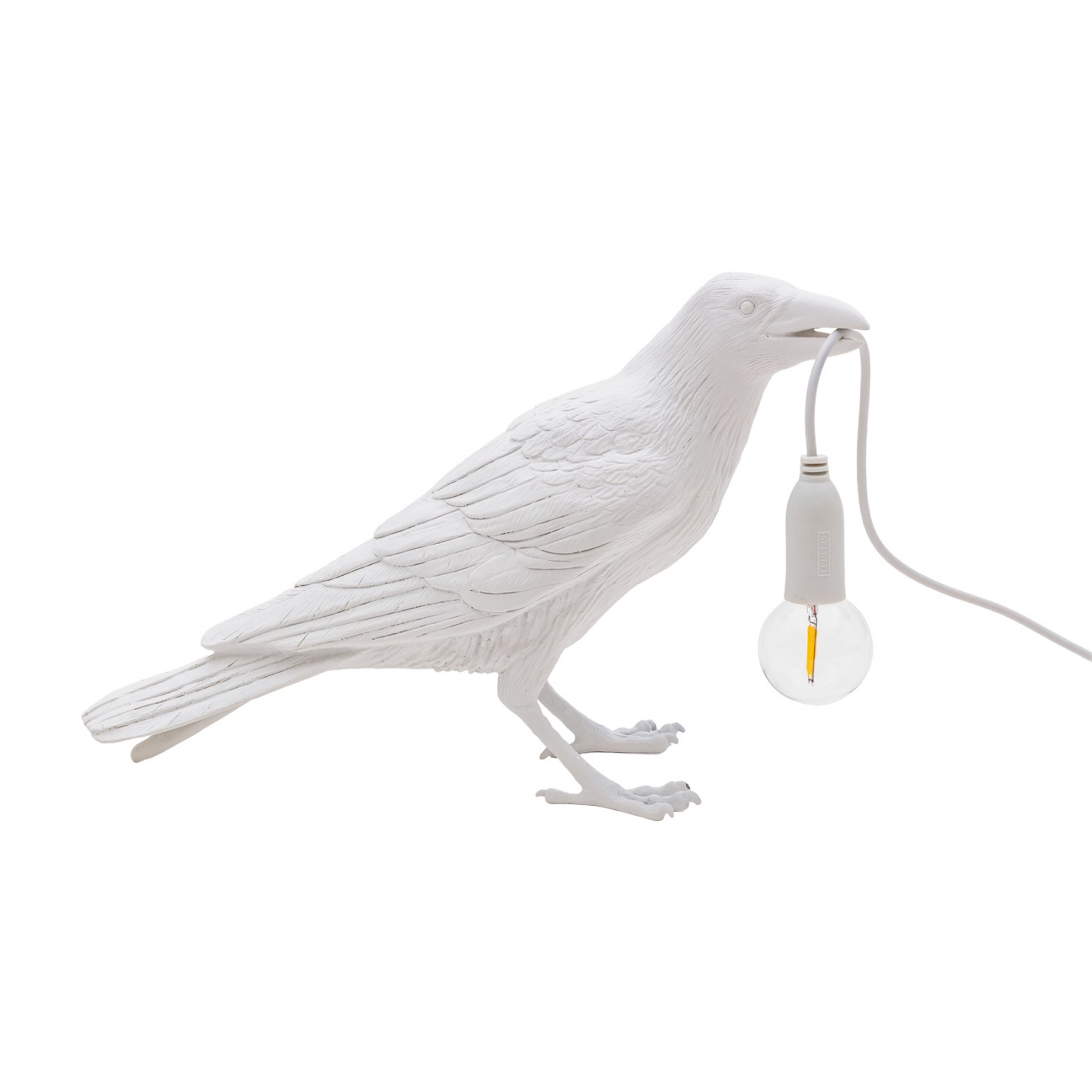 SELETTI Bird Lamp lampe décorative LED, en attente, blanc