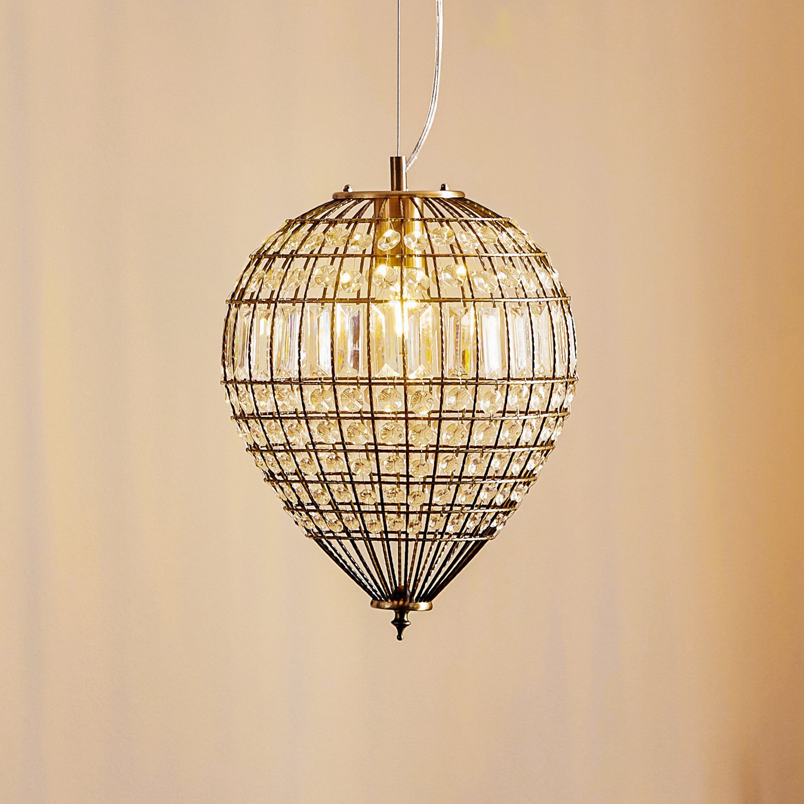 By Rydéns Amadeus lampa wisząca, szklany dekor