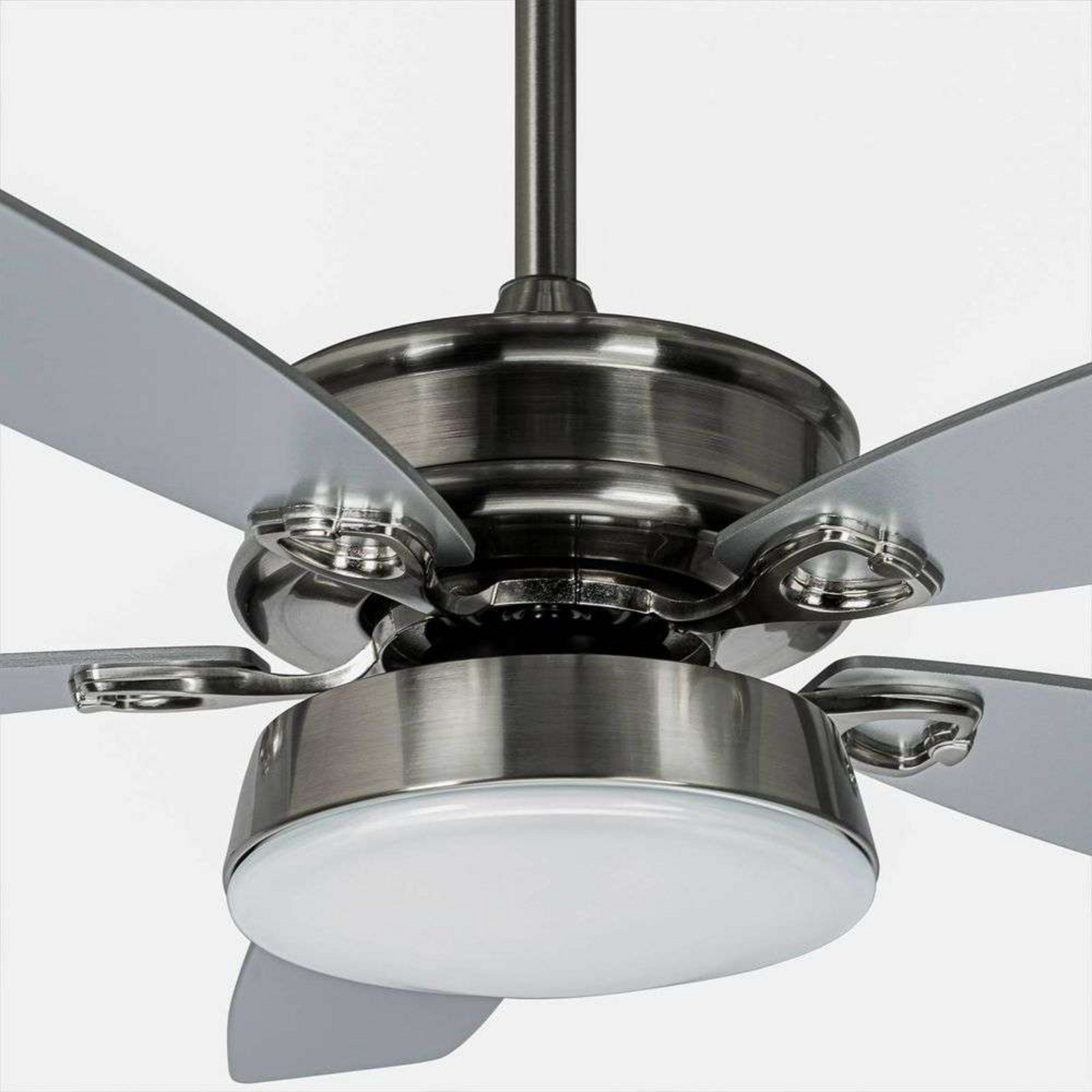 Kuvio LED Deckenventilator Nickel - Lucande