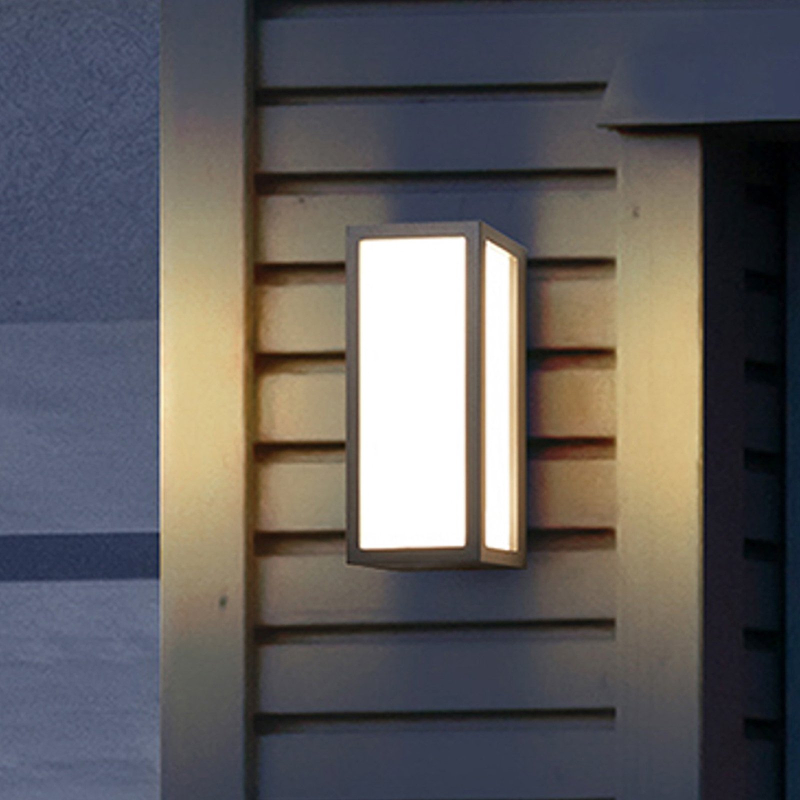 RZB HB 101 utendørs LED-vegglampe front/side