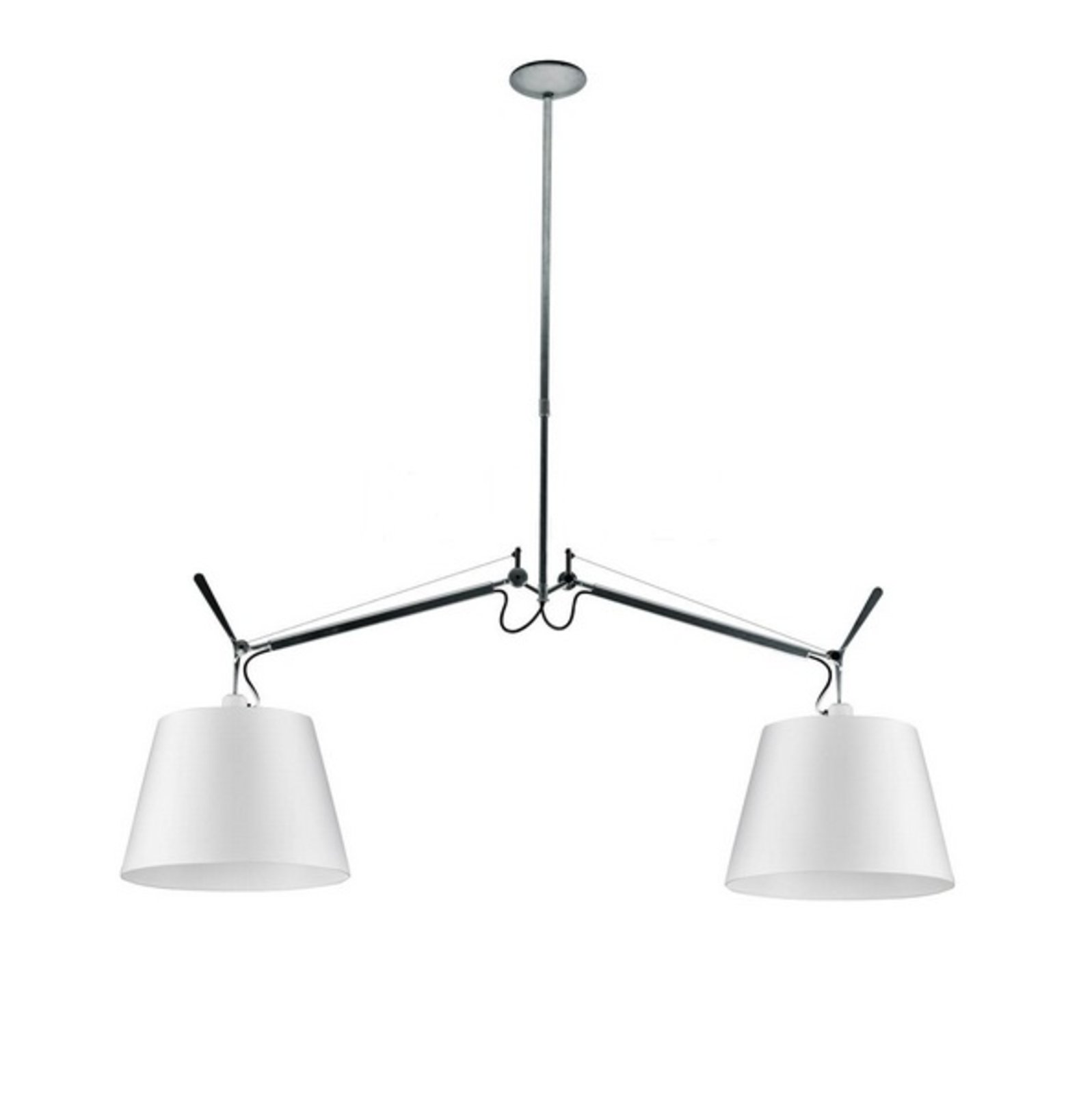 Tolomeo Basculante Závěsná Lampa ø360 Satin - Artemide