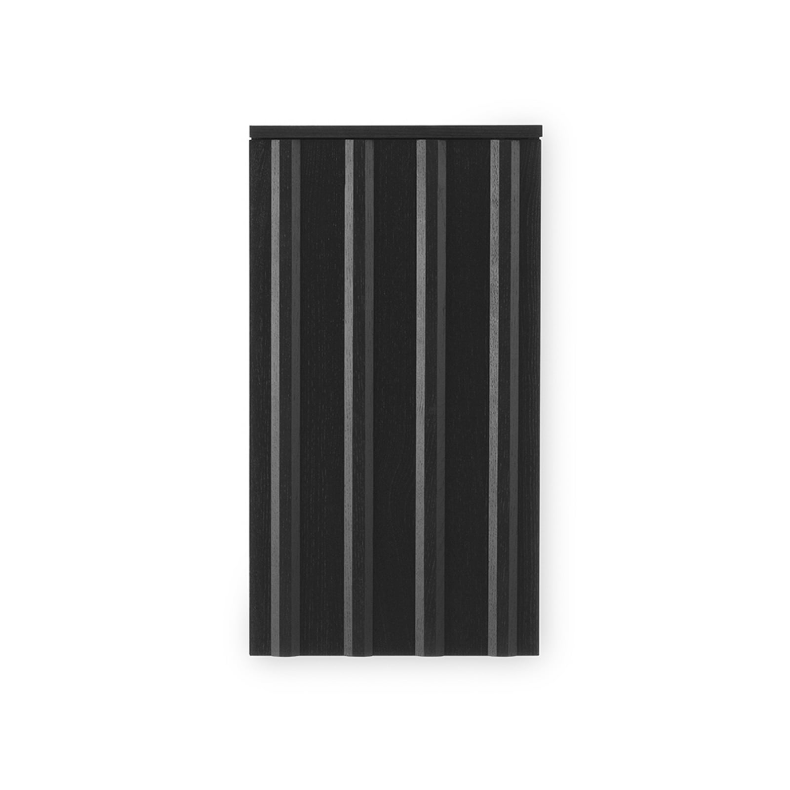 Rib faliszekrény, fekete, 73 cm, tölgy – Normann Copenhagen