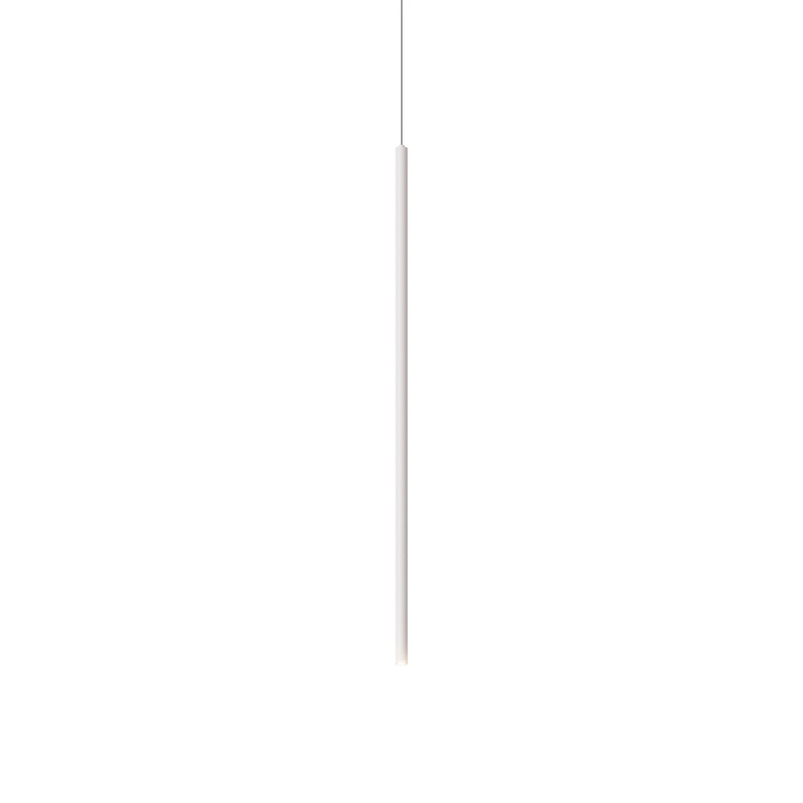 Lampada a sospensione Egger LED Spago 60 T, bianco, Ø 1,4 cm, alluminio