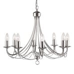 Kronleuchter Maypole satin silber