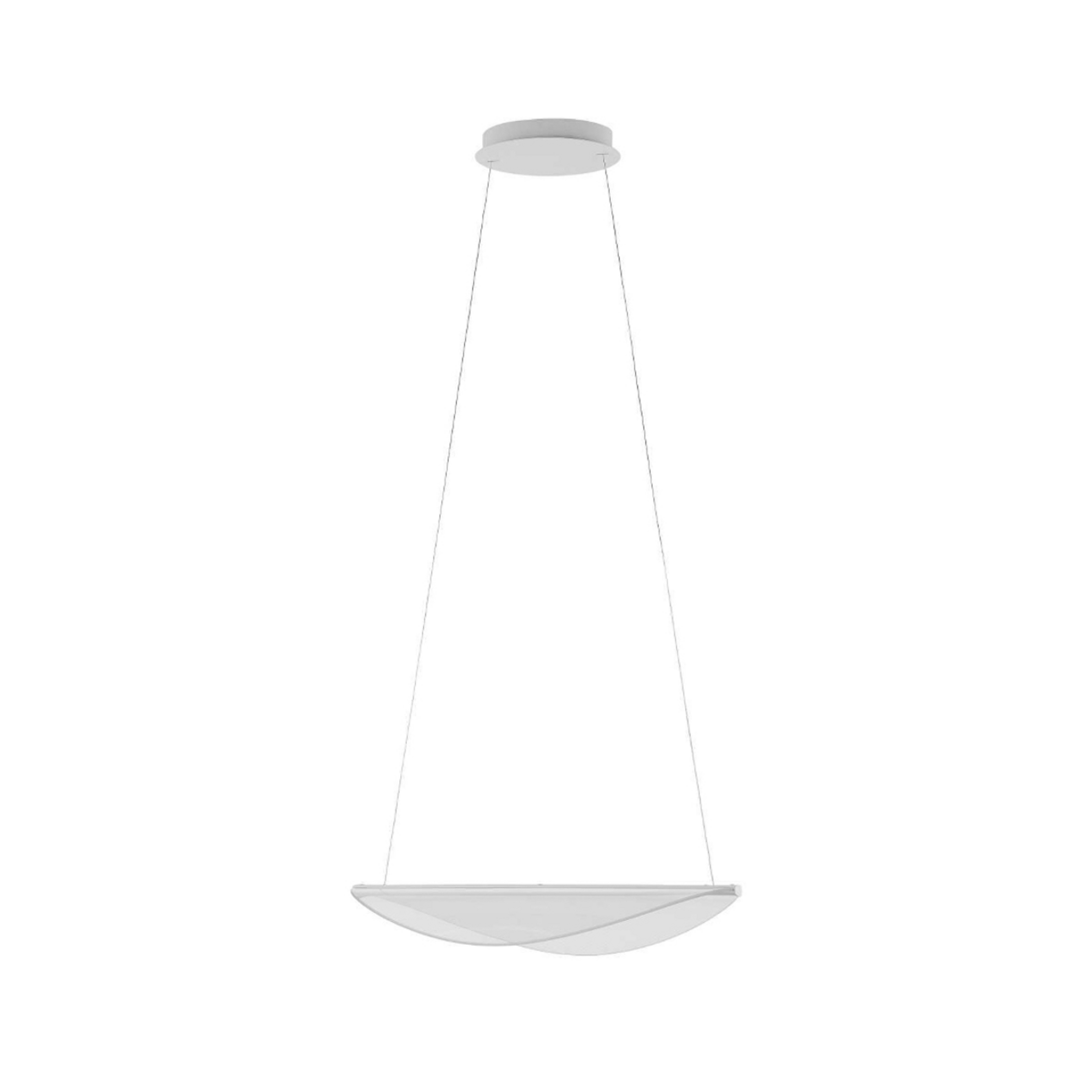 Diphy LED pendant light, 54 cm, 1-bulb, DALI push - Stilnovo