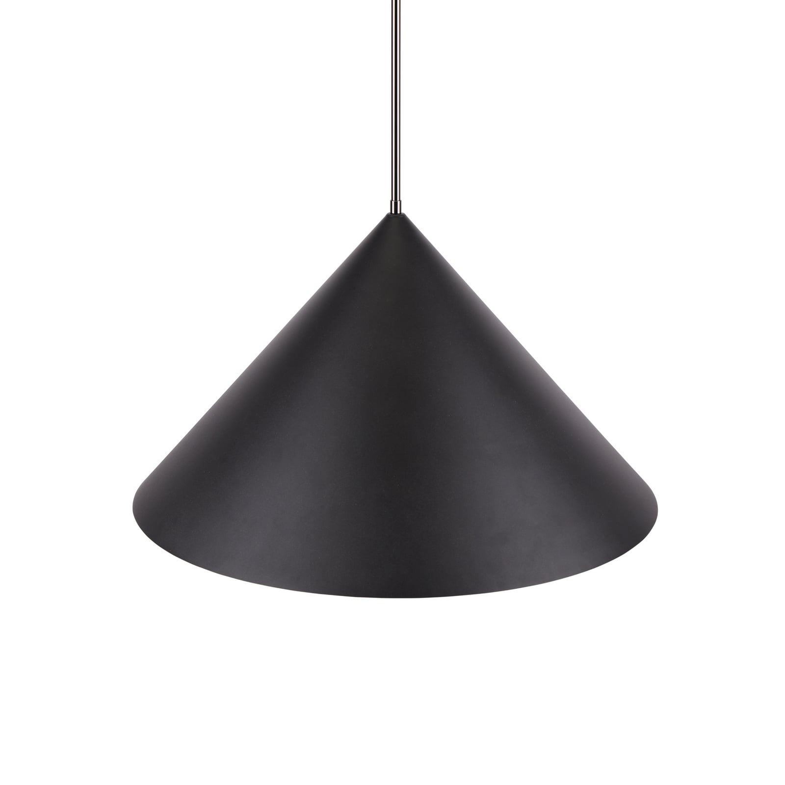 Lampada a sospensione Kuro, Ø 65 cm, nera, metallo, E27 - Watt & Veke