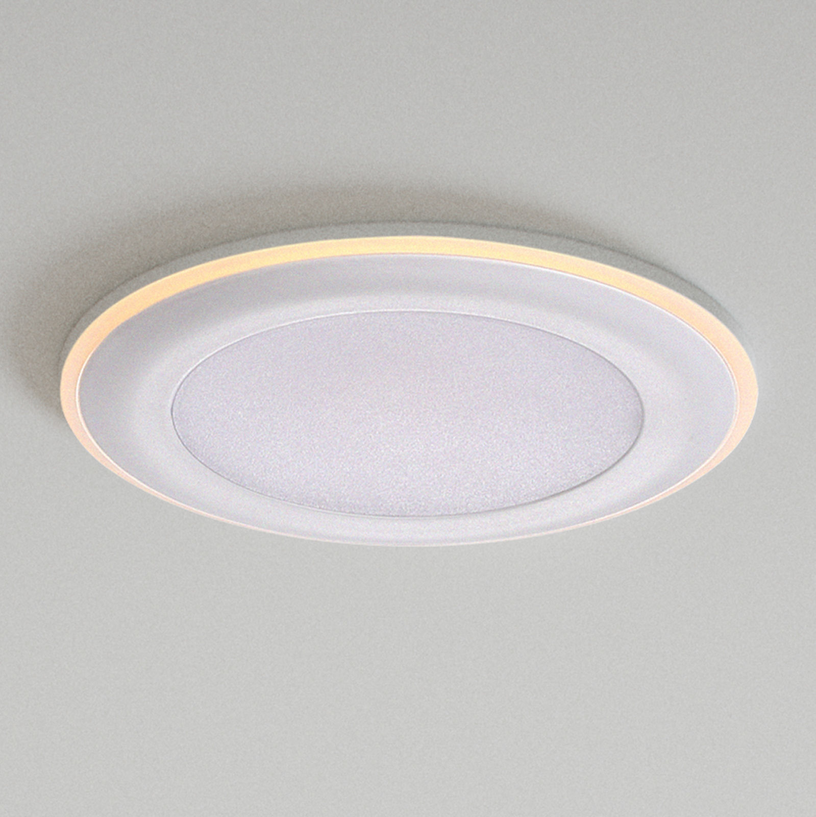 Lámpara de techo LED empotrada Elkton, Ø 8 cm