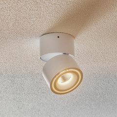 Egger Clippo S foco de techo LED, blanco
